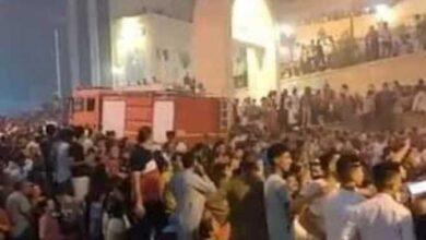 حريق في مولد العذراء بأسيوط