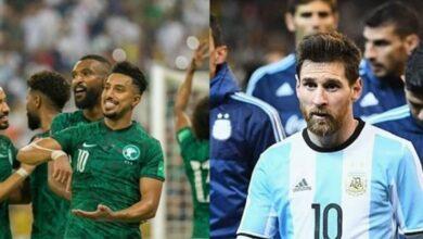 مباراة السعودية والأرجنتين في كأس العالم