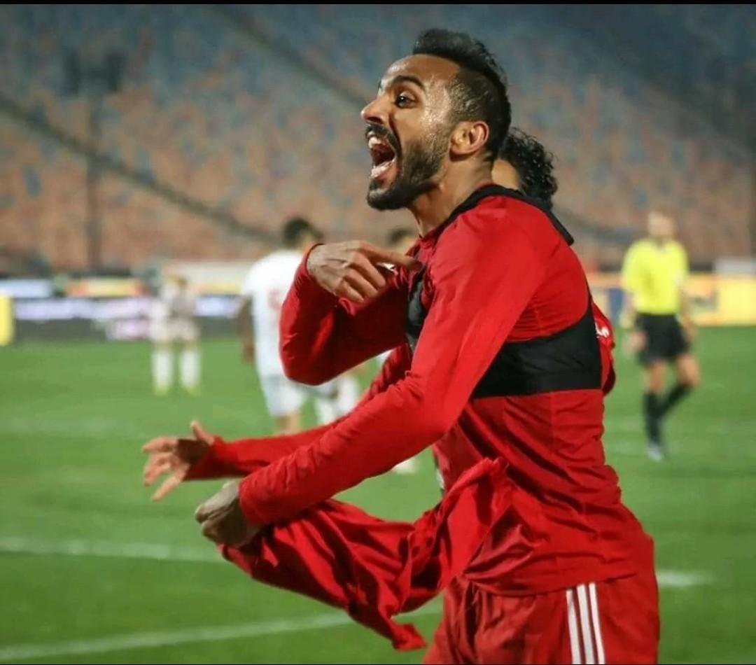 كهربا بعد الهدف الأول للأهلي 