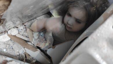 المنكوبين الاطفال