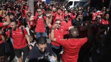 جماهير الاهلي في نهائي أبطال افريقيا