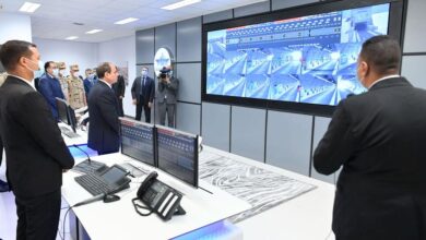 السيسي في المركز الاستراتيجي