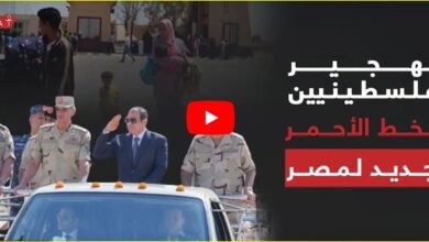 الرد المصري على تهجير الفلسطينيين