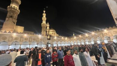 التراويح الأولي بالازهر رمضان 2024