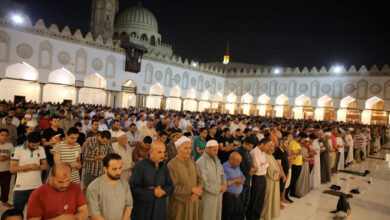 صلاة التراويح في الجامع الازهر