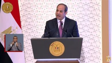 السيسي في احتفالية ليلة القدر