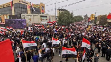 أرشيفية.. مظاهرات في بغداد