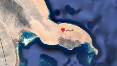 صورة بالقمر الصناعي لمنطقة رأس بناس