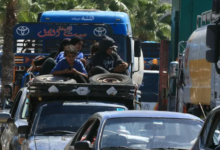 نزوح اللبنانيين